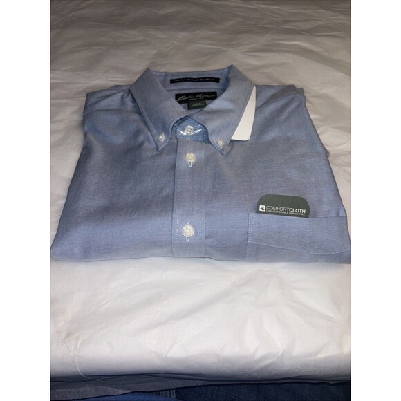 Eddie Bauer Relaxed Fit Button Up Shirt ~ Men's XLT. Brand New With Tags. - Picture 13 of 16